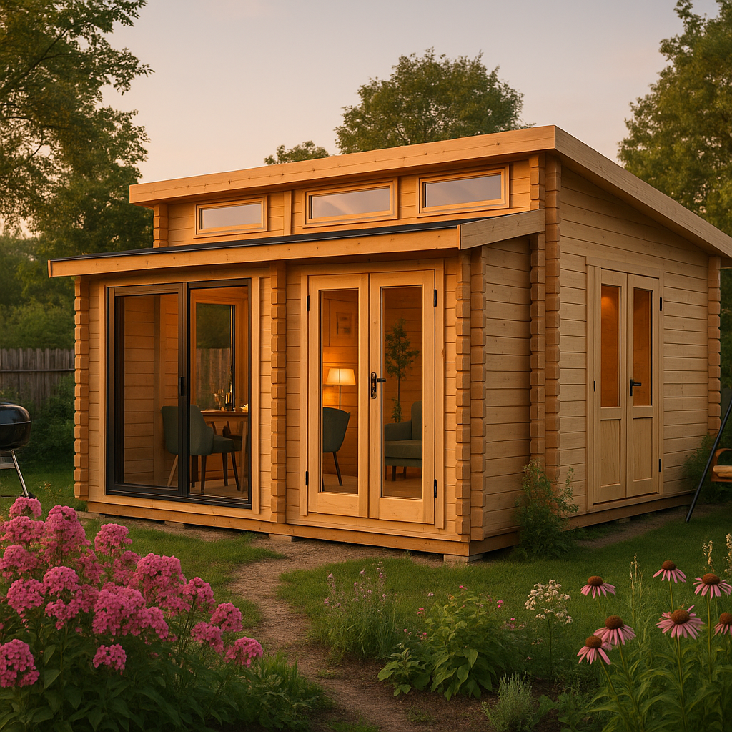 Fjordholz Gartenhaus Alu Concept Zürich 70