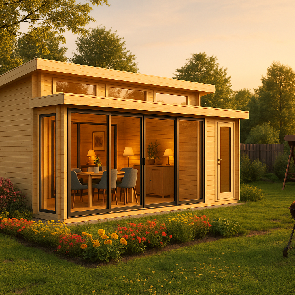 Fjordholz Gartenhaus Alu Concept Zürich 70