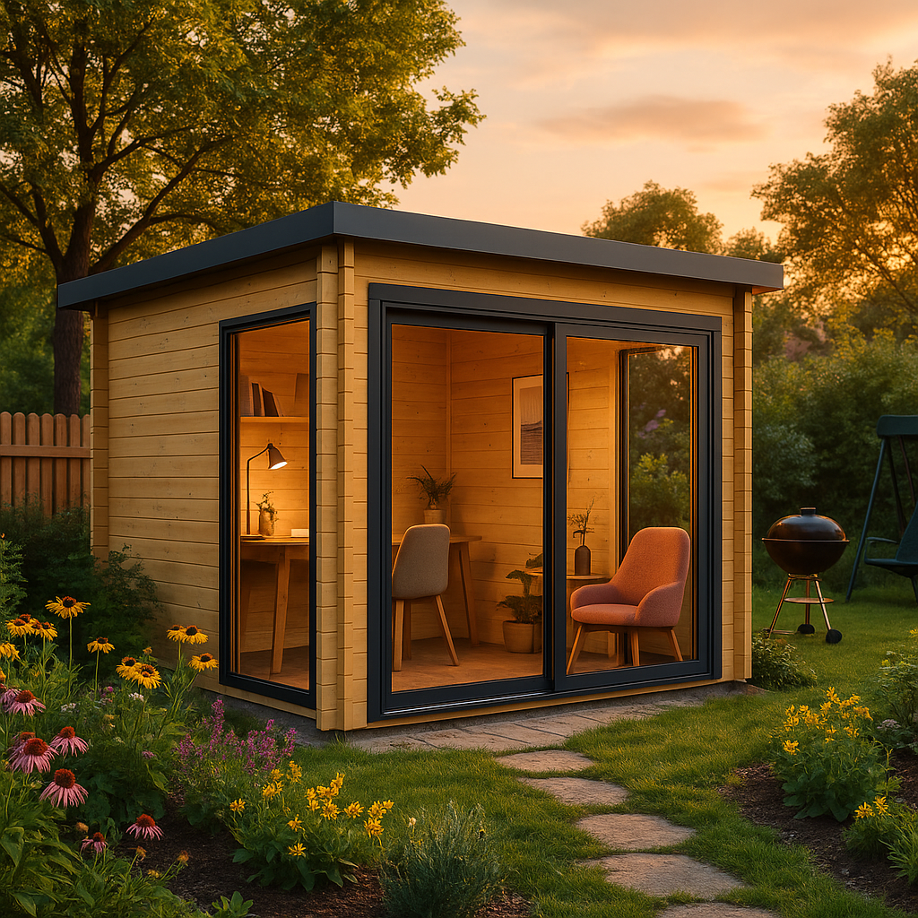 Fjordholz Gartenhaus Modell Mia 28 A