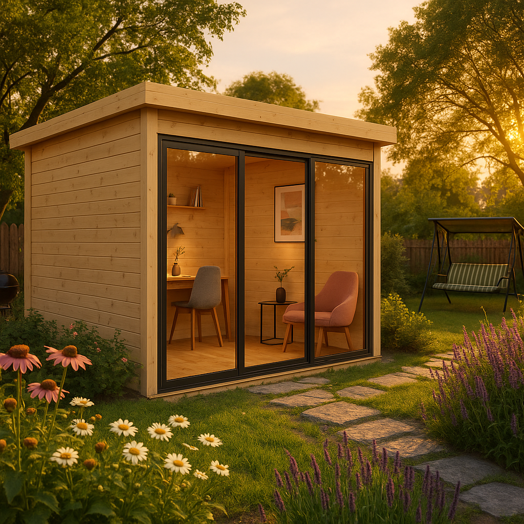 Fjordholz Gartenhaus Modell Mia 28 A