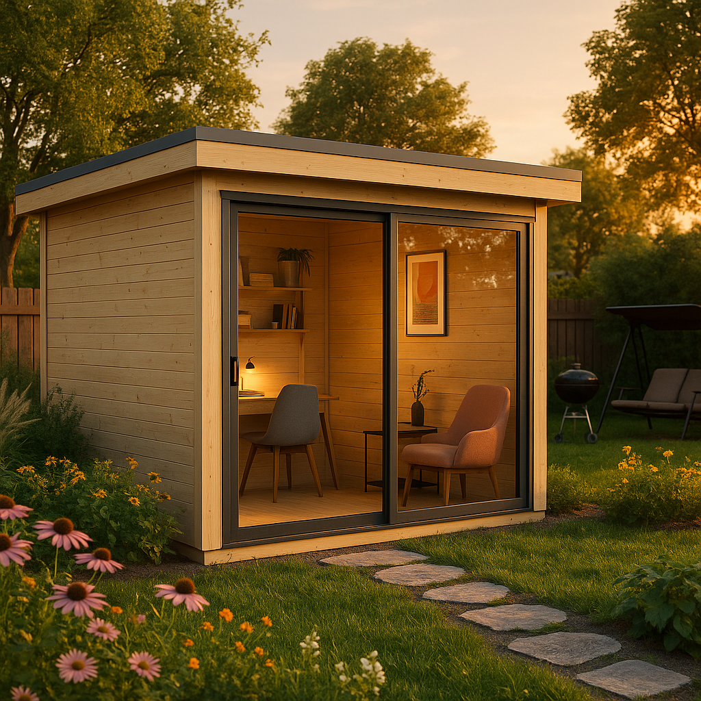 Fjordholz Gartenhaus Modell Mia 28 A