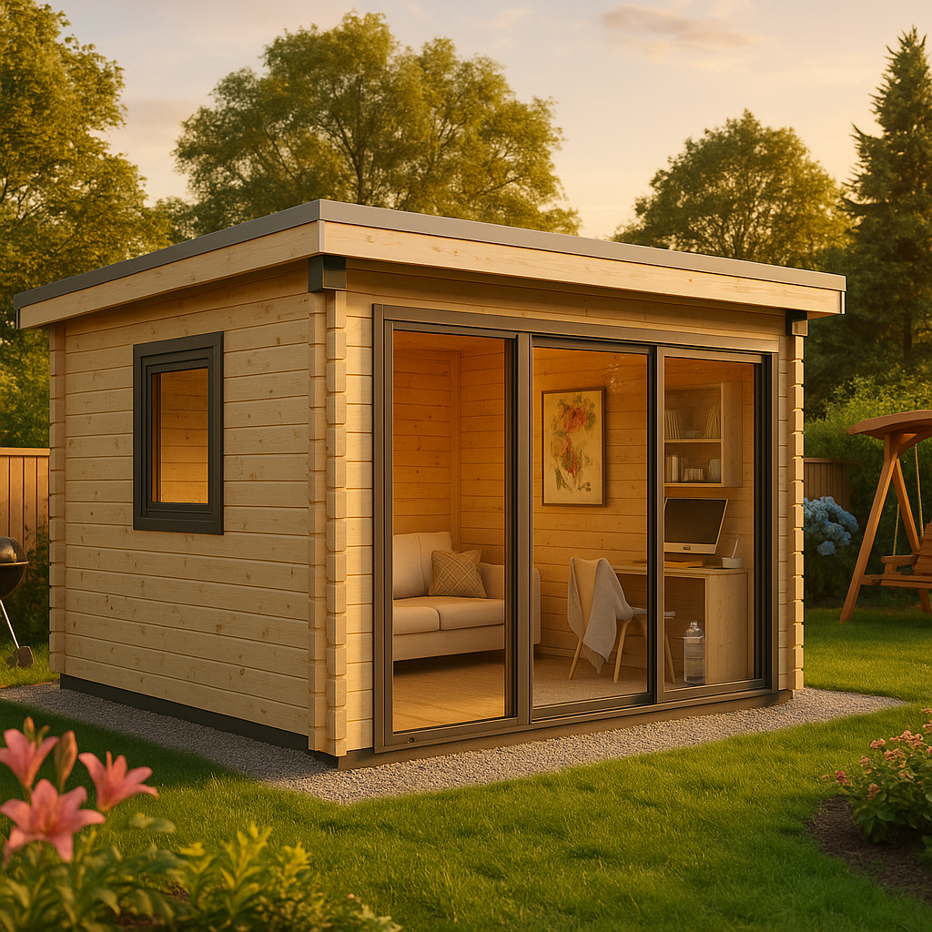 Fjordholz Gartenhaus Modell Mia 28 D