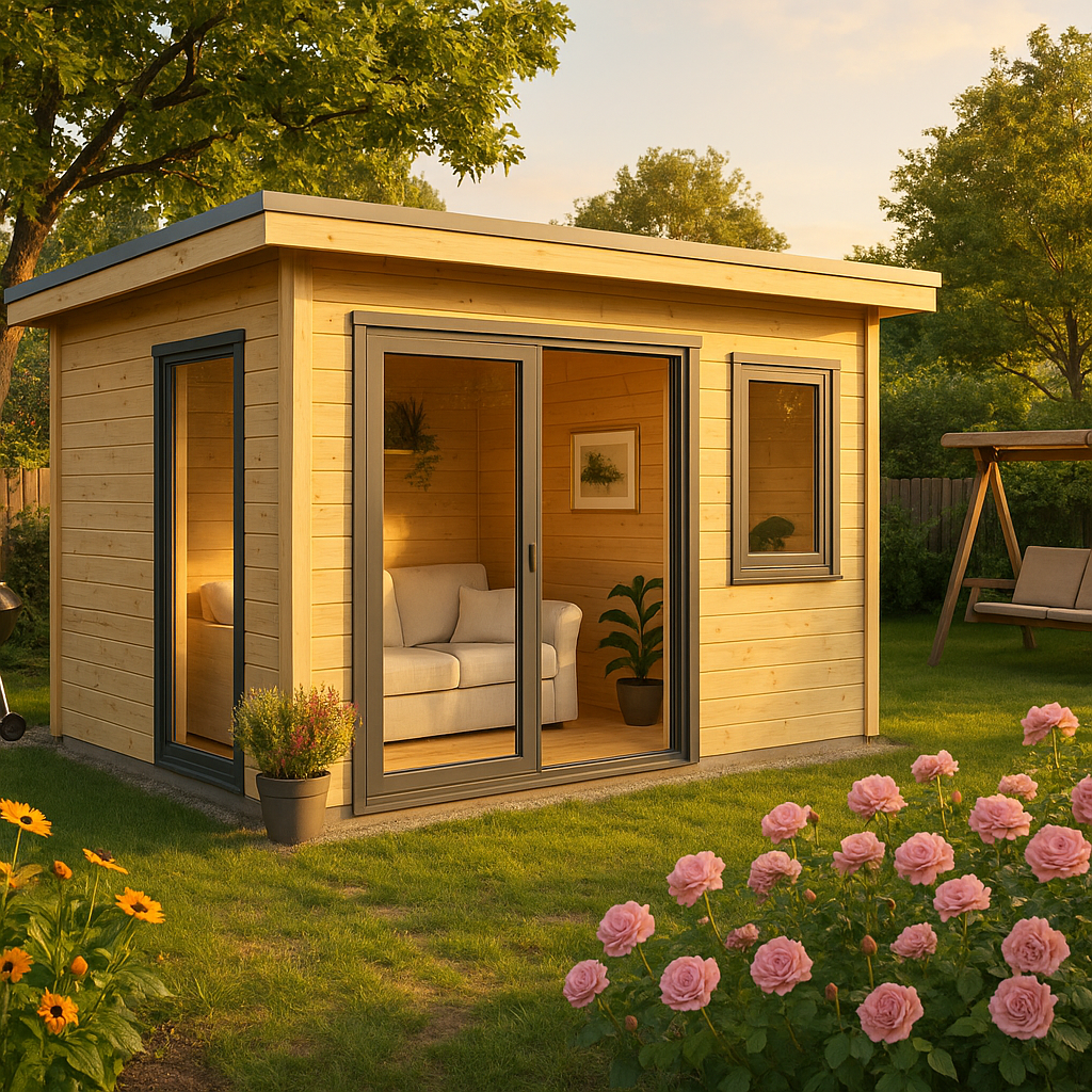 Fjordholz Gartenhaus Modell Mia 28 E