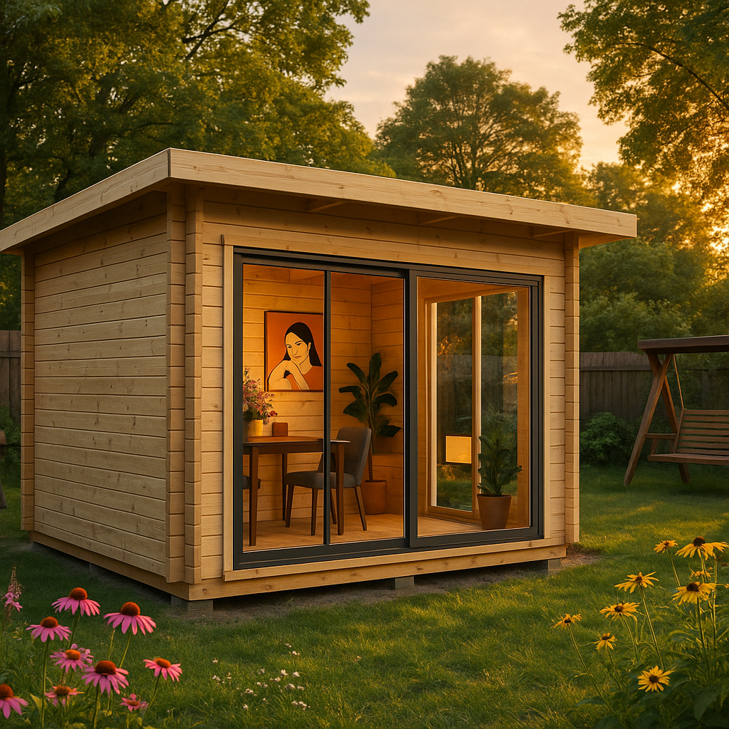 Fjordholz Gartenhaus Modell Starla 44 A