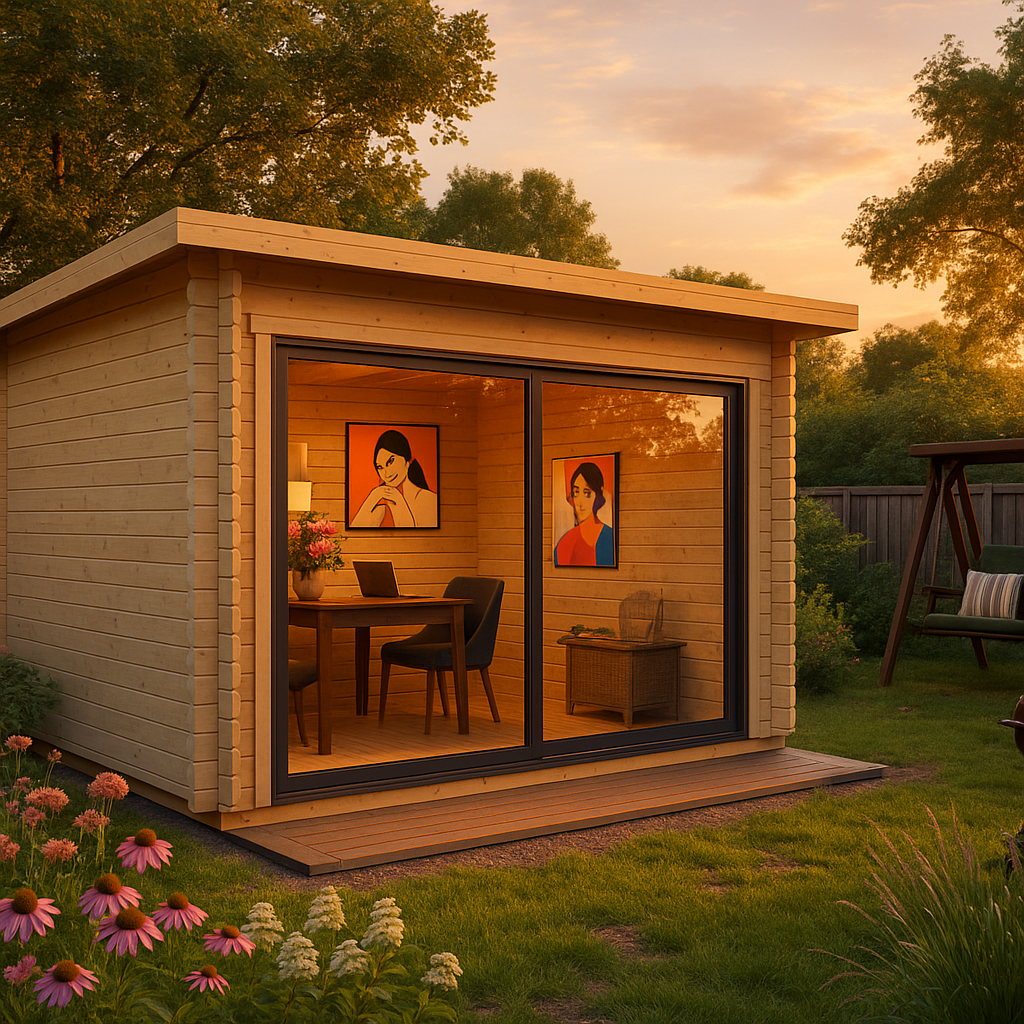 Fjordholz Gartenhaus Modell Starla 44 A