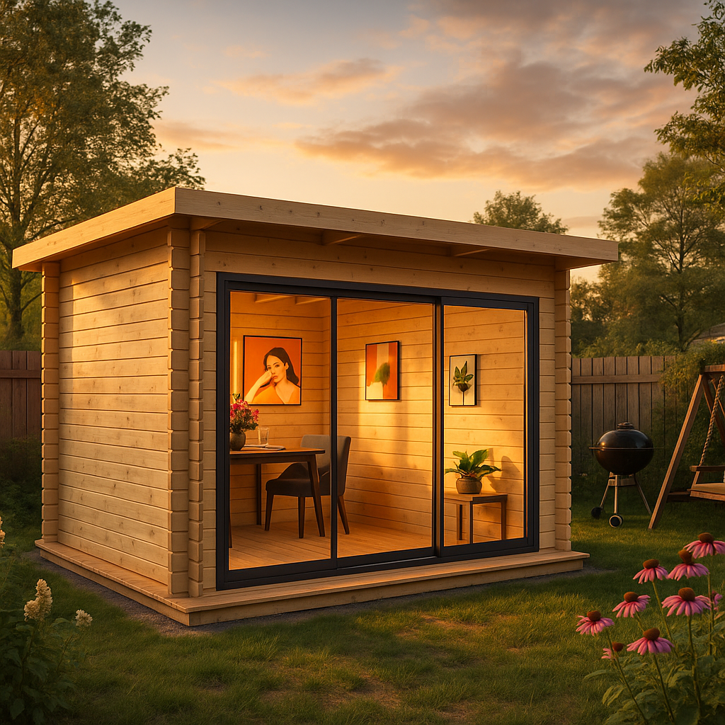 Fjordholz Gartenhaus Modell Starla 44 A