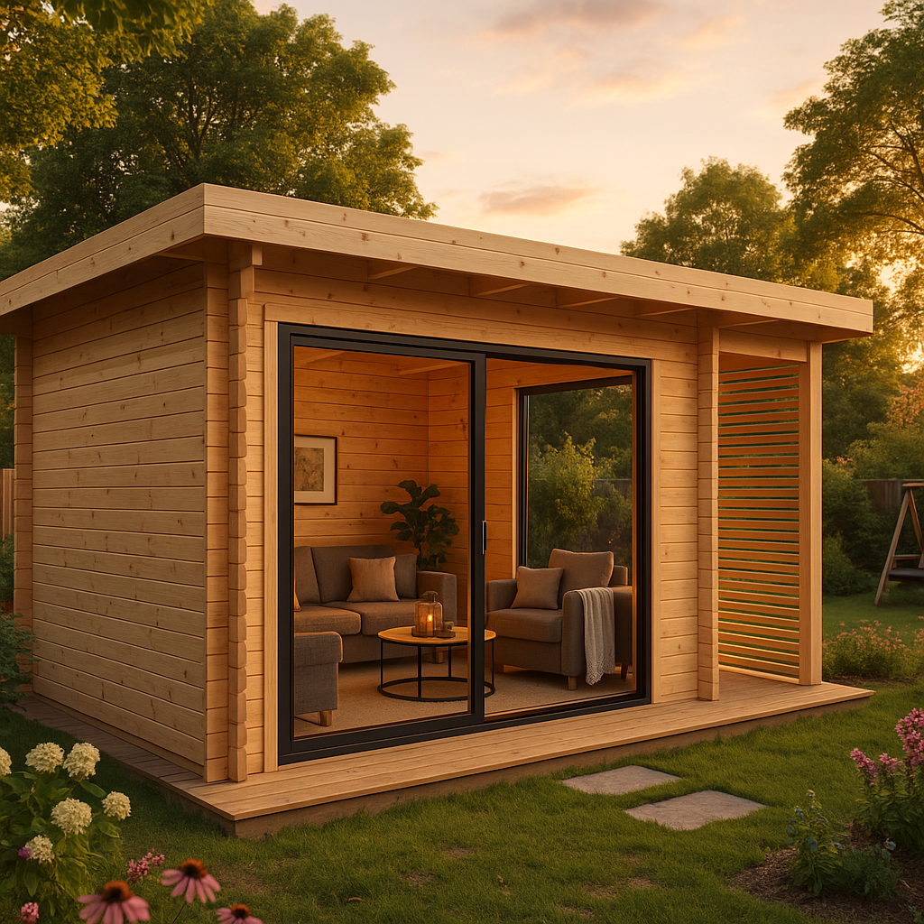 Fjordholz Gartenlounge Modell Carlise 44 Alu