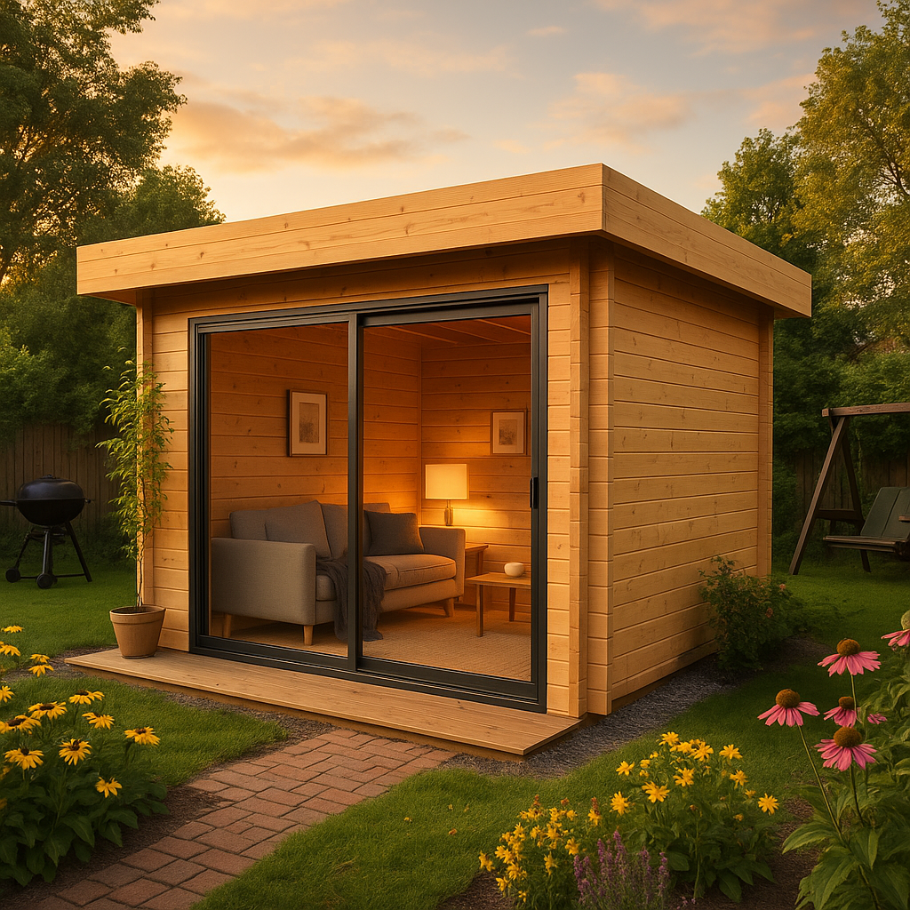 Fjordholz Gartenhaus Alu Concept 44 D