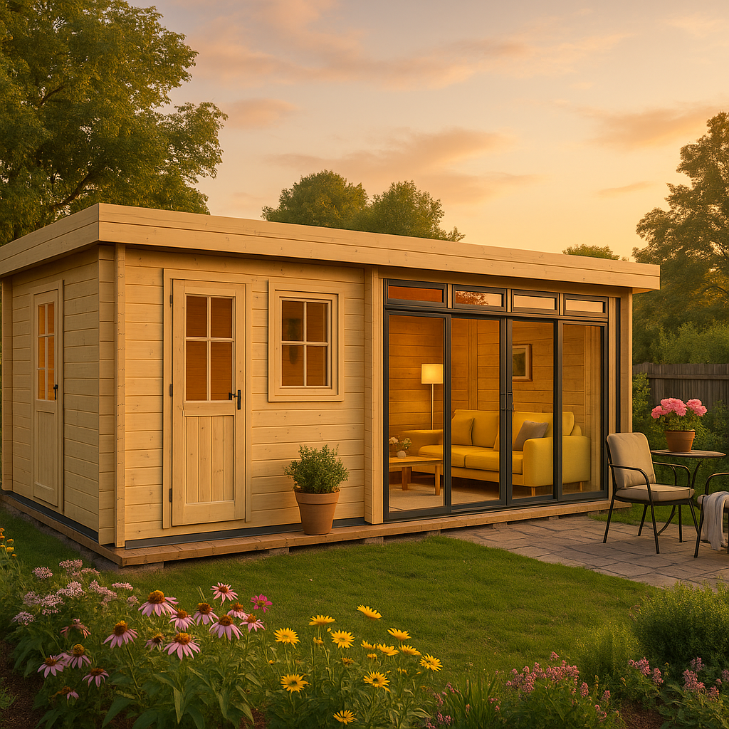 Fjordholz Gartenhaus  Alu Concept 44 K