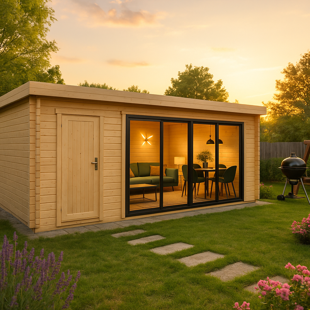 Fjordholz Gartenhaus Alu Concept 44 L