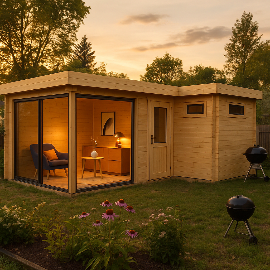Fjordholz Gartenhaus Alu Concept 44 N