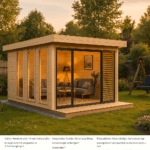 Fjordholz Gartenhaus Alu Concept Arosa 44 C