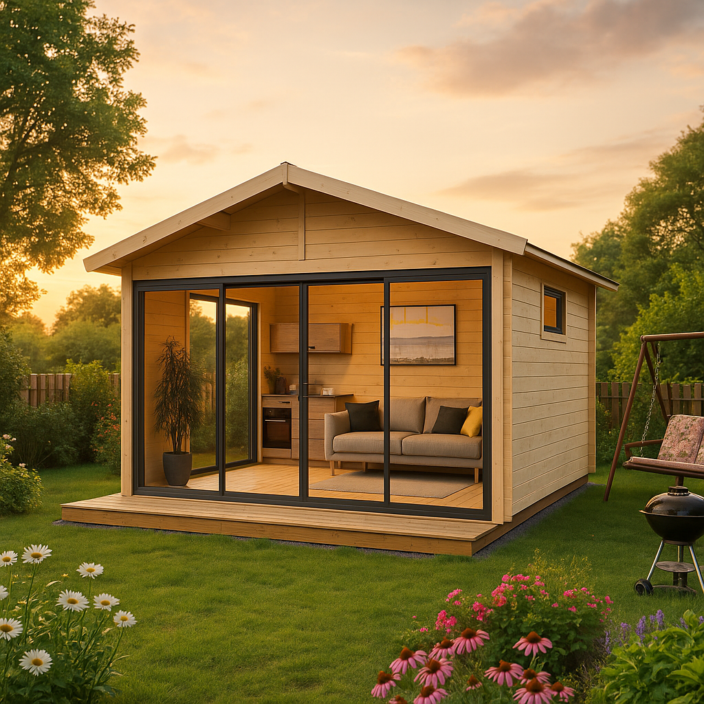 Fjordholz Gartenhaus Alu Concept Jara 44 B