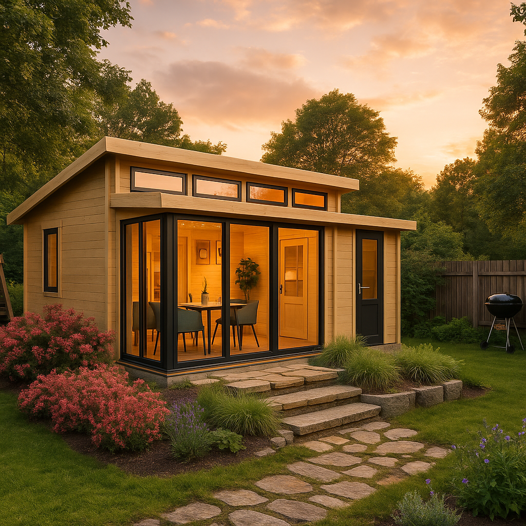 Fjordholz Gartenhaus Alu Concept Zürich 70