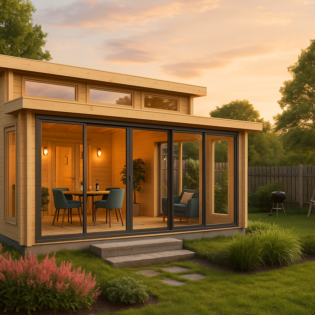 Fjordholz Gartenhaus Alu Concept Zürich 70