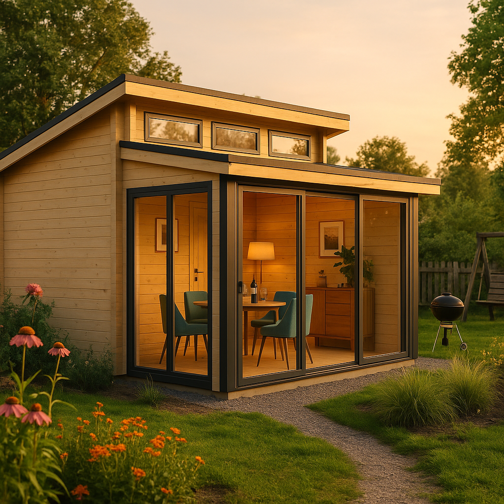 Fjordholz Gartenhaus Alu Concept Zürich 70