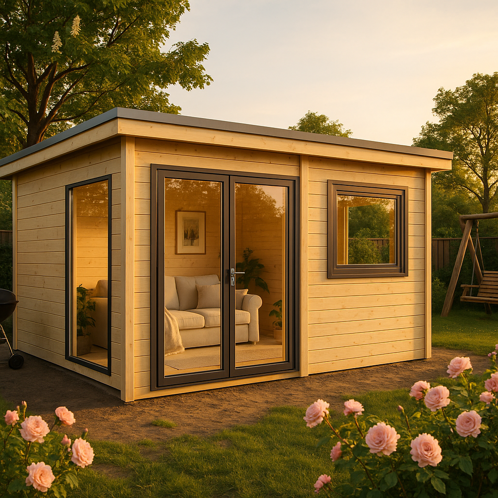 Fjordholz Gartenhaus Modell Mia 28 E