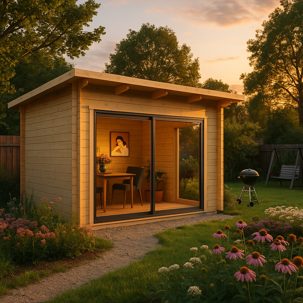 Fjordholz Gartenhaus Modell Starla 44 A