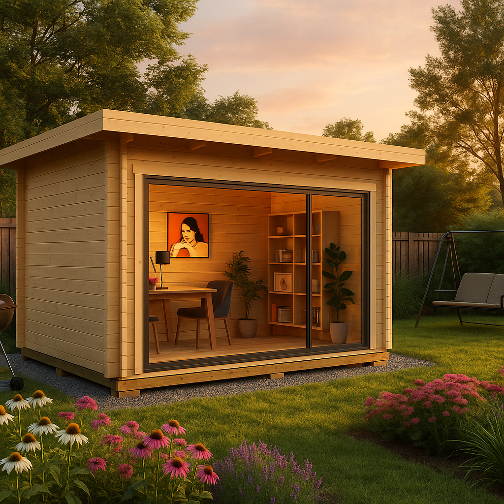 Fjordholz Gartenhaus Modell Starla 44 A