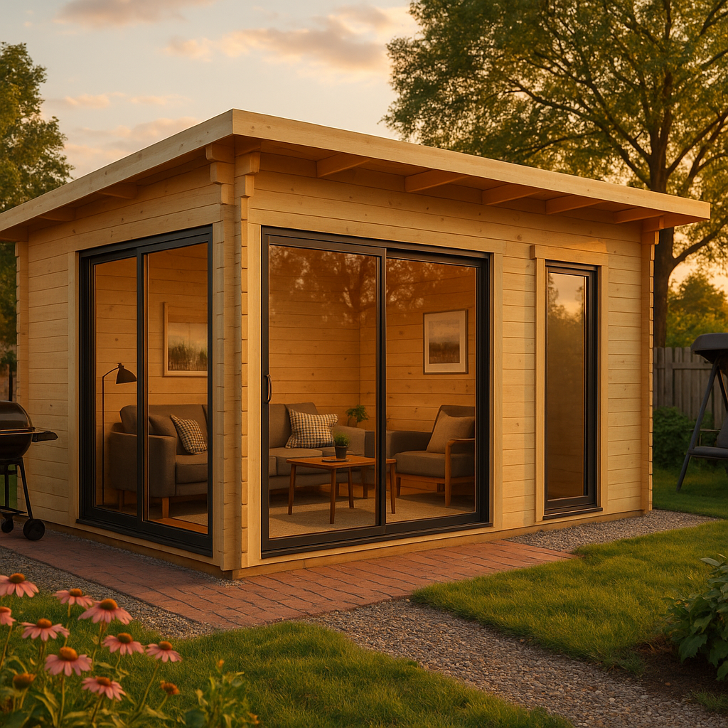 Fjordholz Gartenhaus Modell Starla 44 F