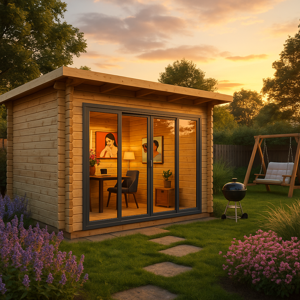 Fjordholz Gartenhaus Modell Starla 70 A Premium