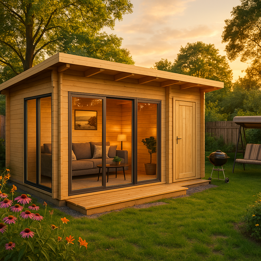 Fjordholz Gartenhaus Modell Starla 70 B Premium