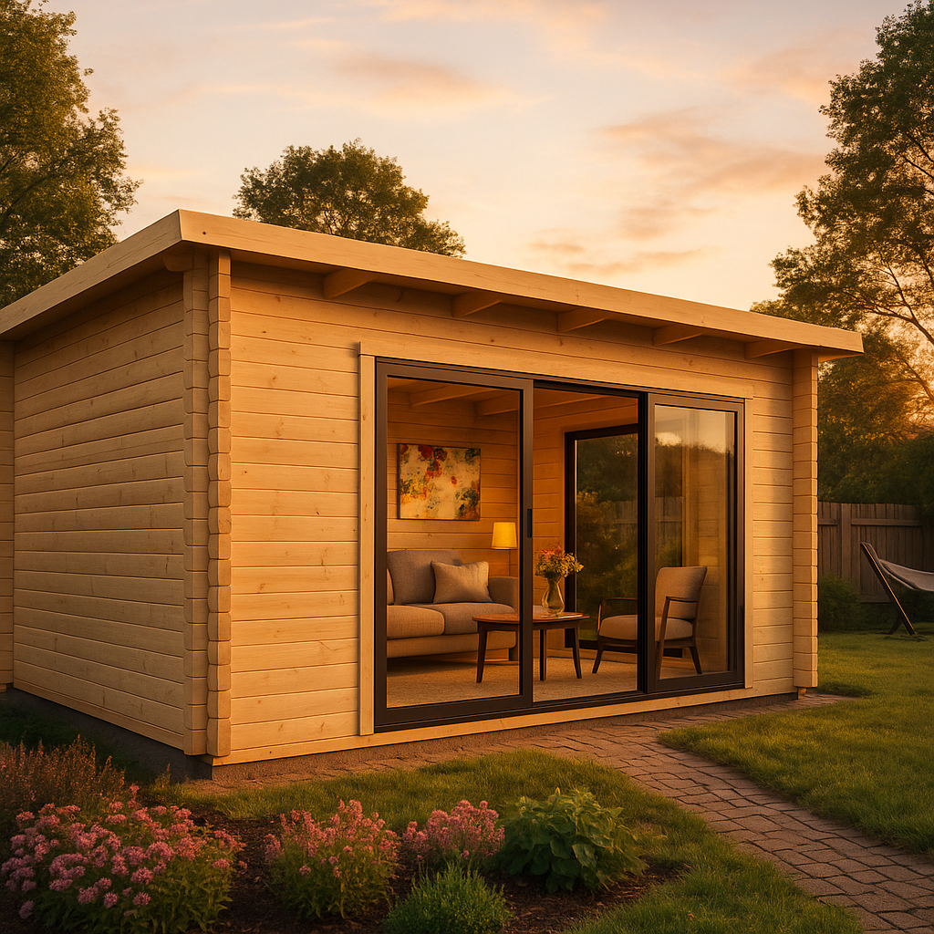 Fjordholz Gartenhaus Modell Starla 70 C Premium