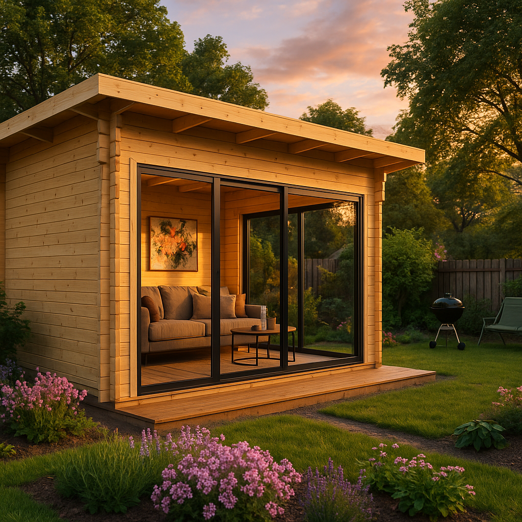 Fjordholz Gartenhaus Modell Starla 70 D Premium