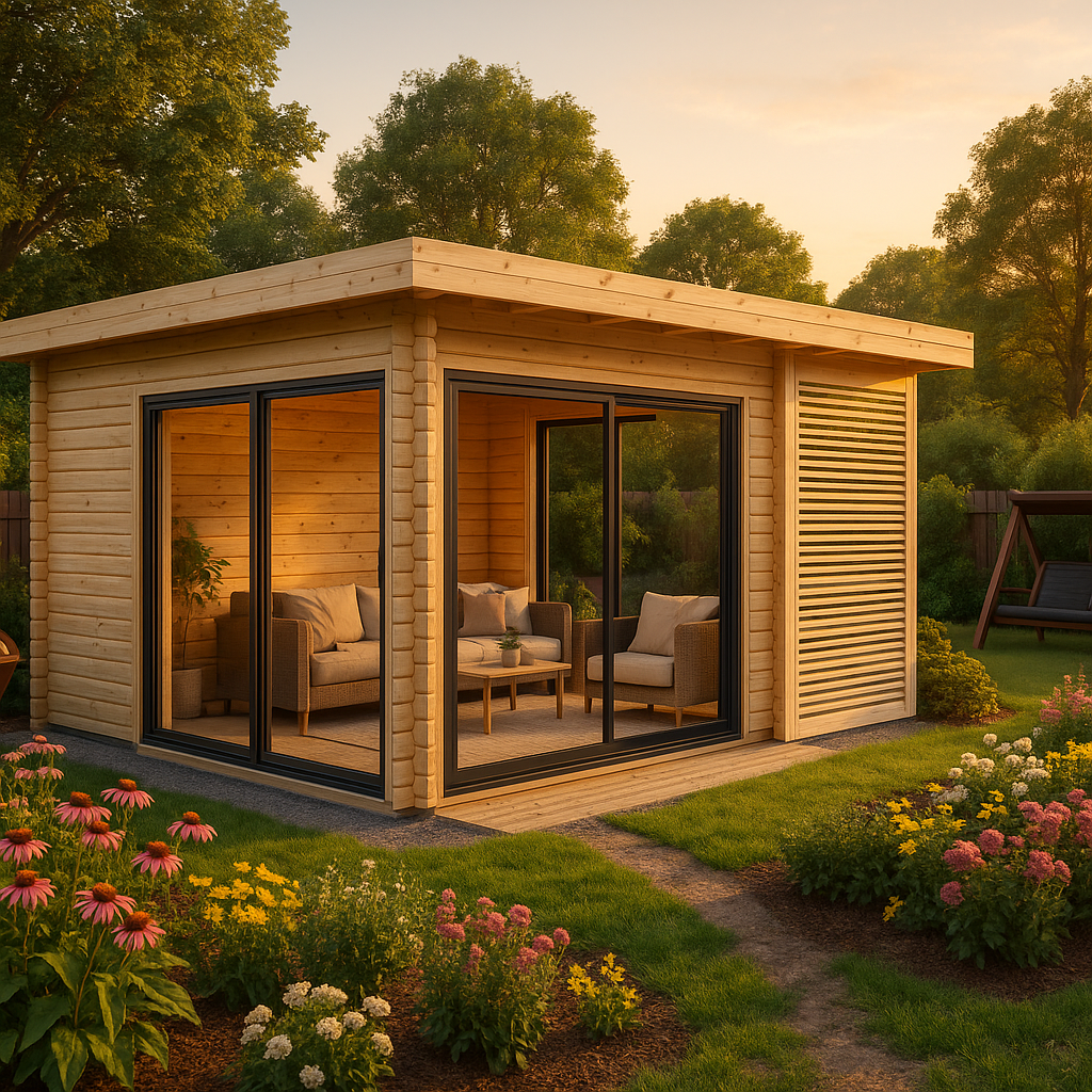 Fjordholz Gartenlounge Modell Carlise 44 Alu