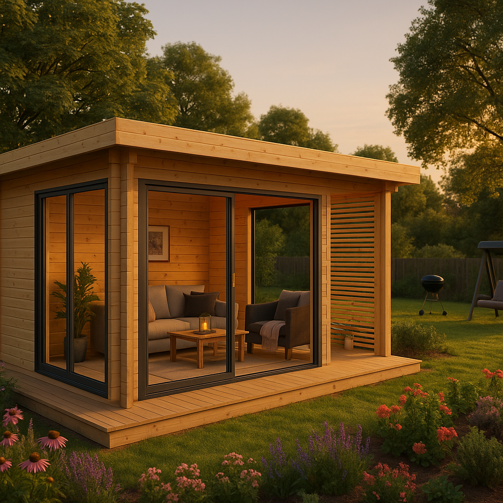 Fjordholz Gartenlounge Modell Carlise 44 Alu