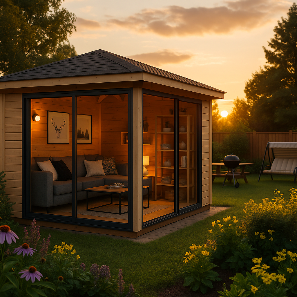 Fjordholz Gartenpavillon Modell Alu 44 E