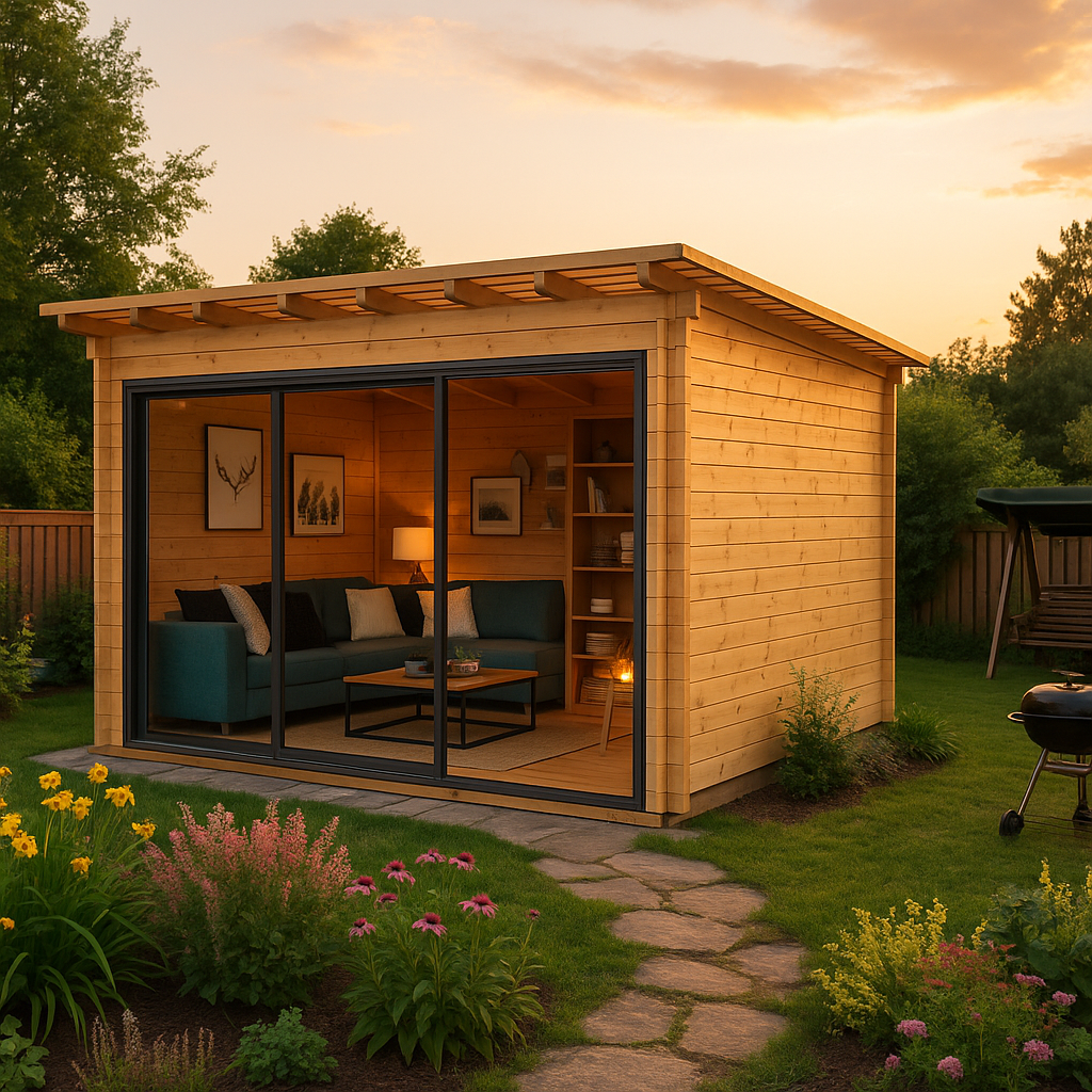 Fjordholz Gartenpavillon Modell Alu 44 E