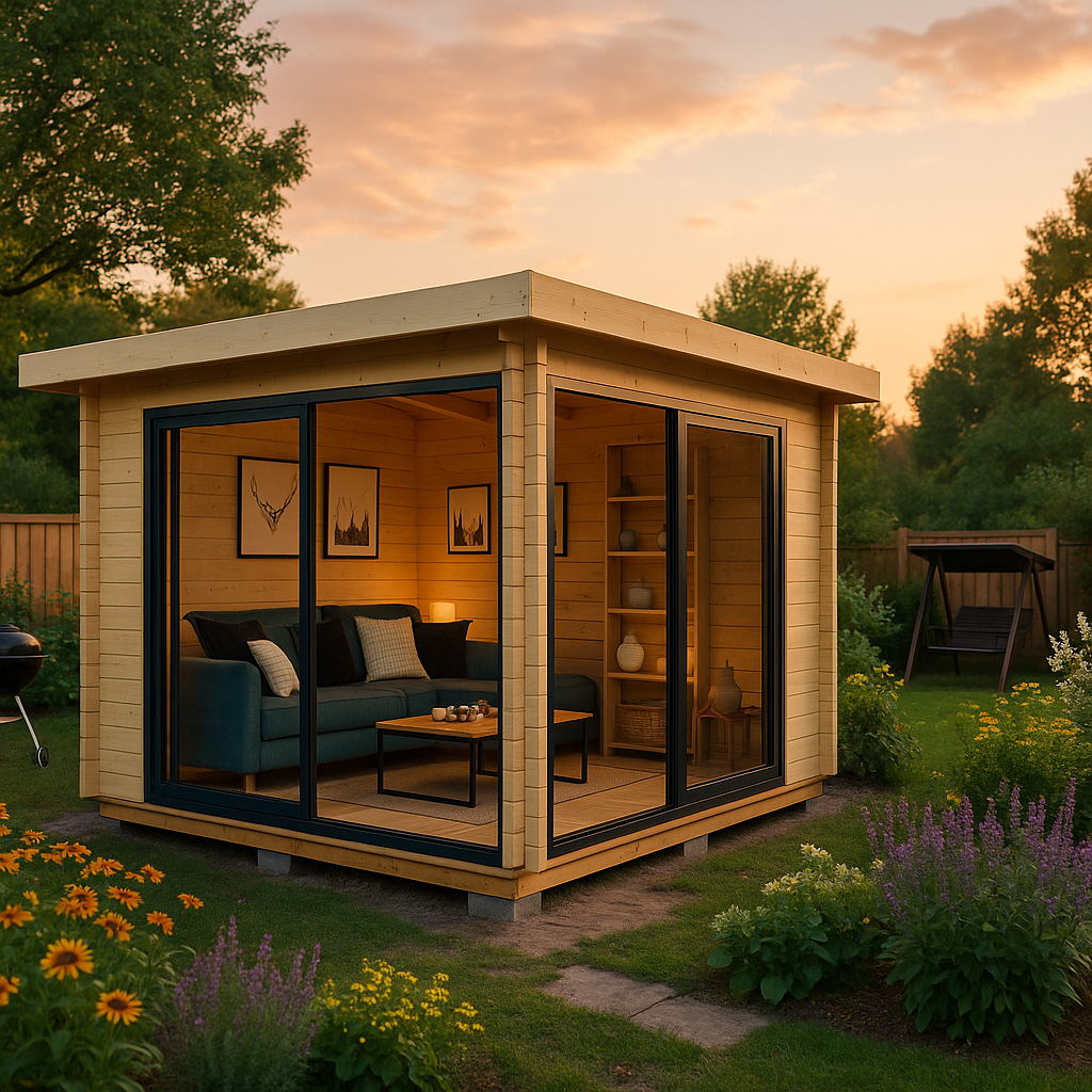Fjordholz Gartenpavillon Modell Alu 44 E