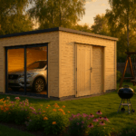 Fjordholz Holzgarage Modell Q-Bic 34 B