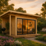 Fjordholz Gartenhaus Modell Starla 44 D, Farblos i