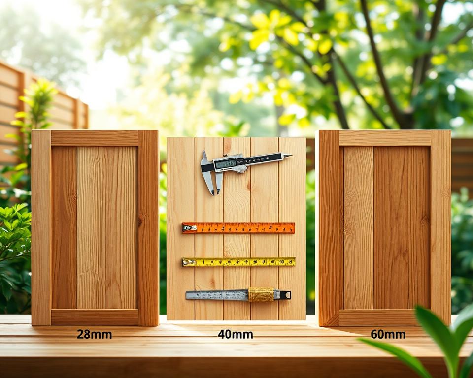 Holz-Gartenhaus Wandstärken Vergleich Holz-Gartenhaus Wandstärken Vergleich