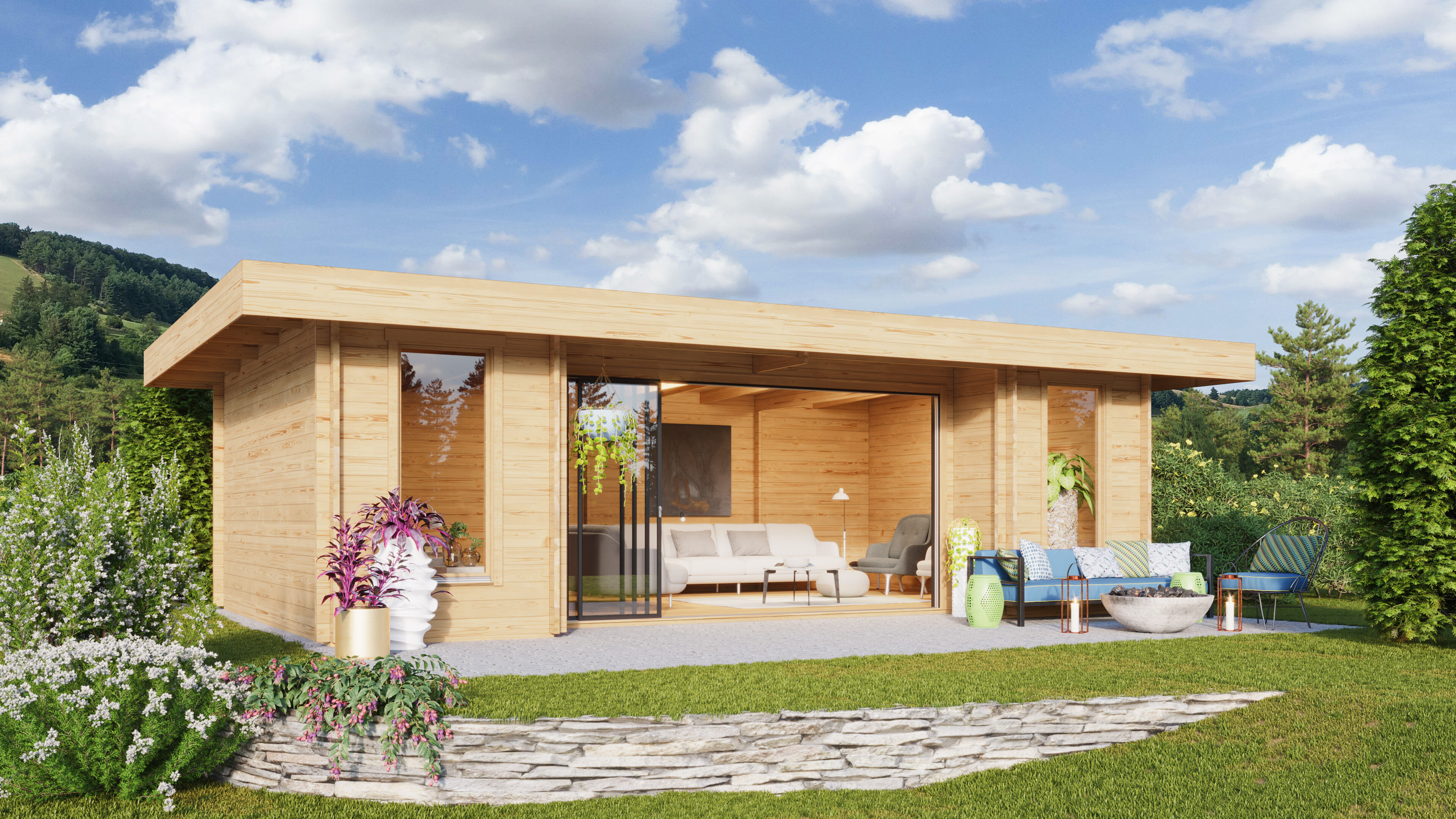 Fjordholz Gartenhaus Alu Concept 44 Q Fjordholz Gartenhaus Alu Concept 44 Q