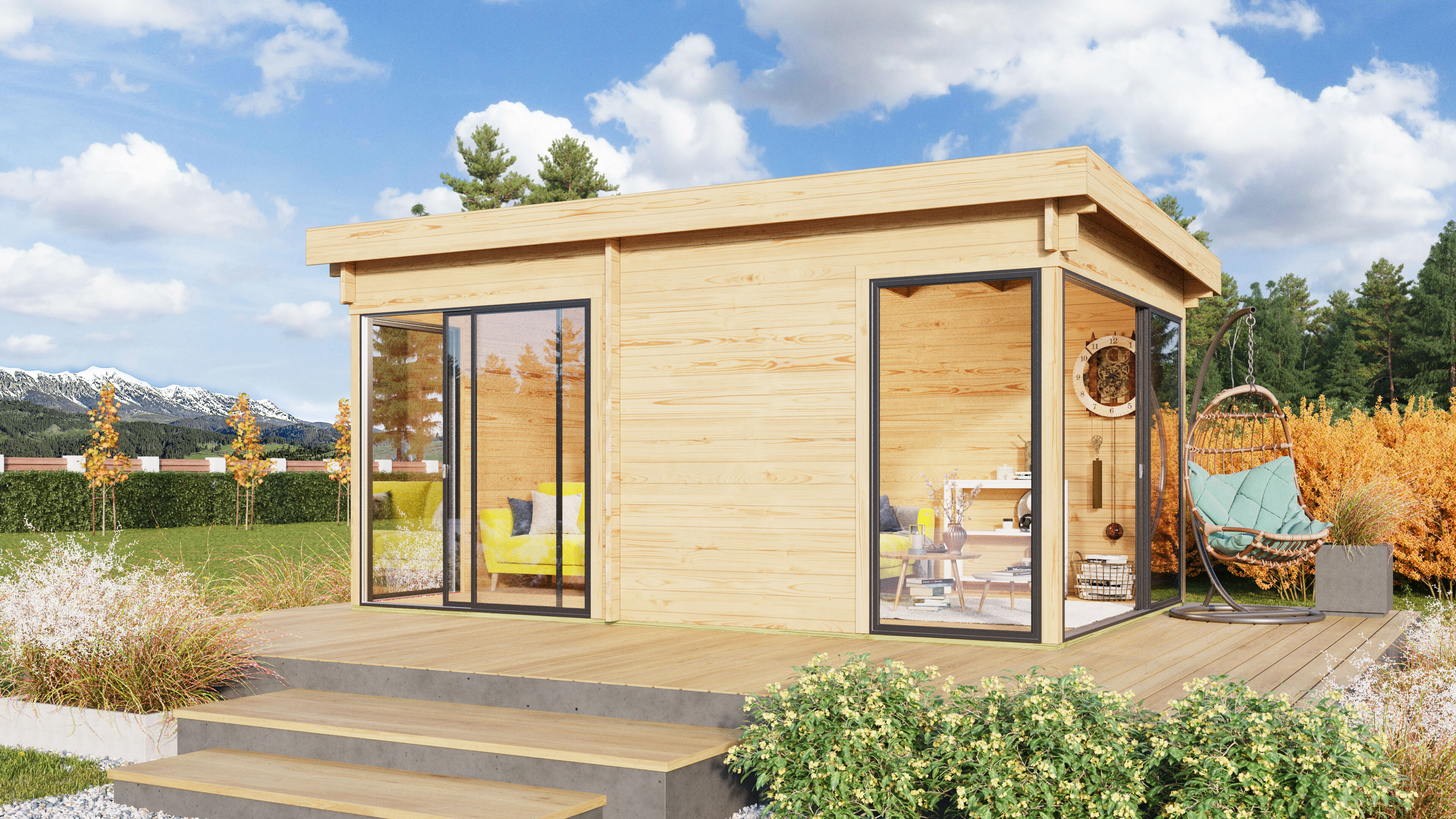 Fjordholz Gartenhaus Alu Concept 70 G Fjordholz Gartenhaus Alu Concept 70 G