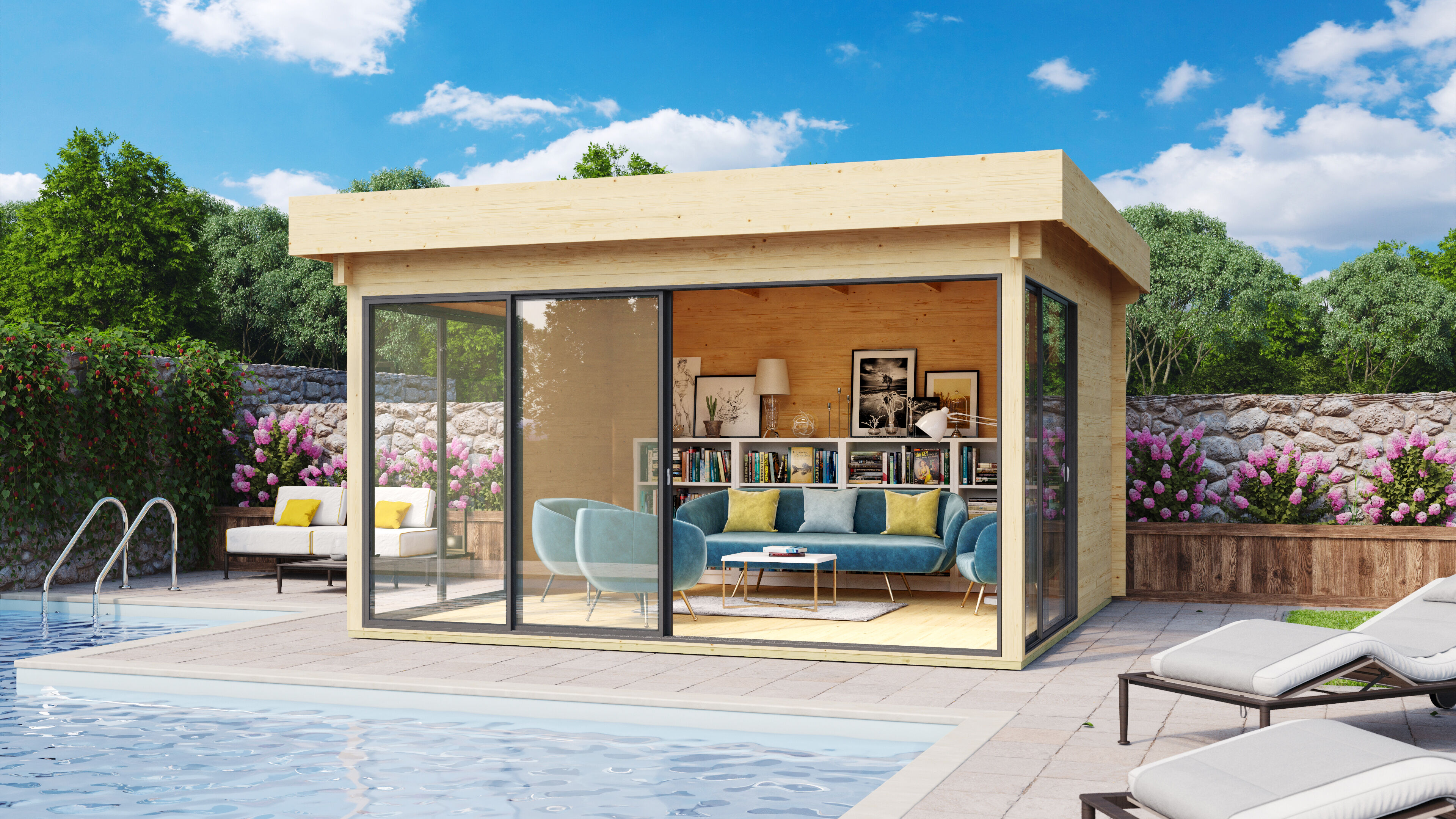 Fjordholz Gartenhaus Alu Concept 70 H