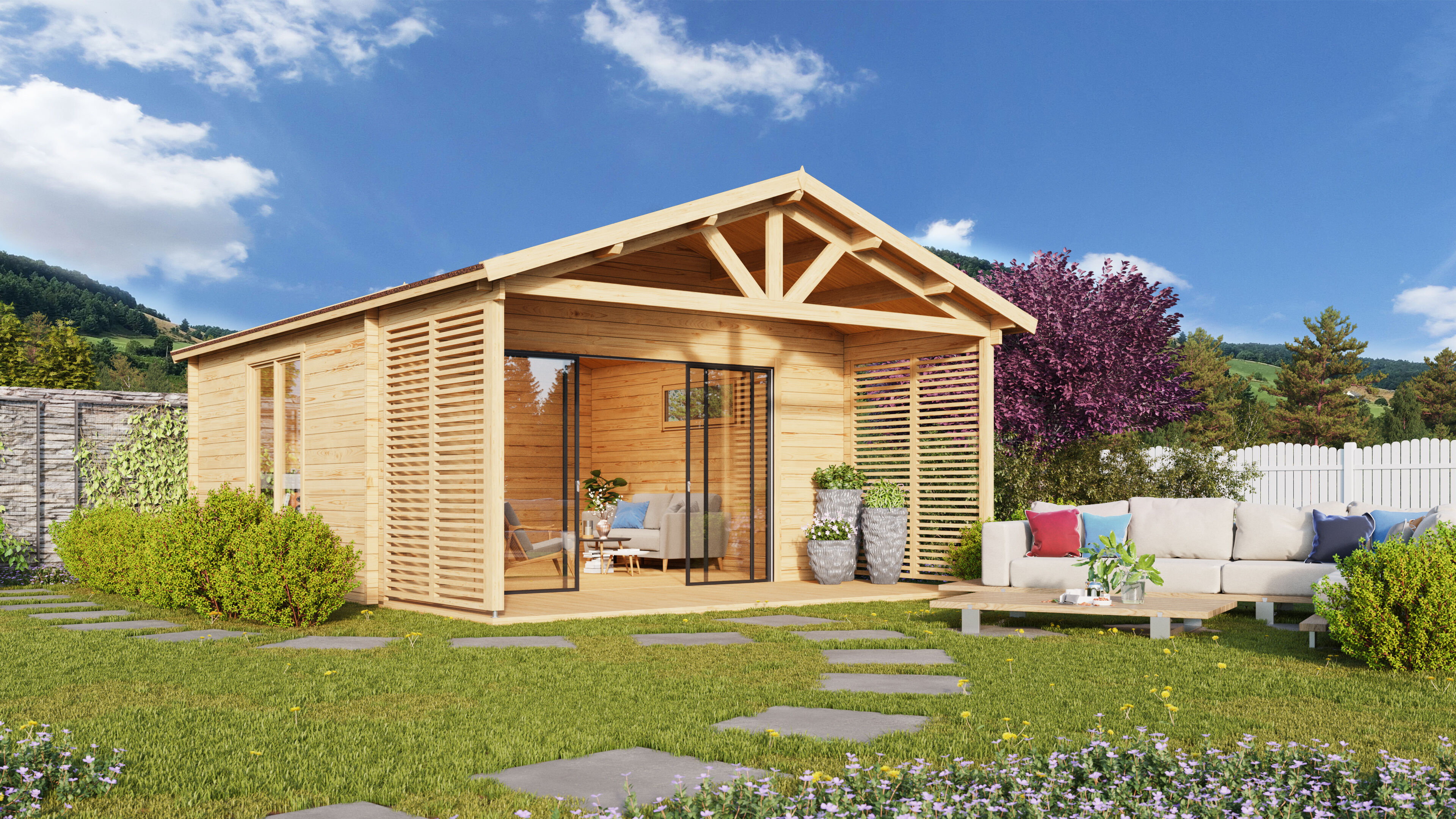 Fjordholz Gartenhaus Alu Concept Arosa 44 B Fjordholz Gartenhaus Alu Concept Arosa 44 B