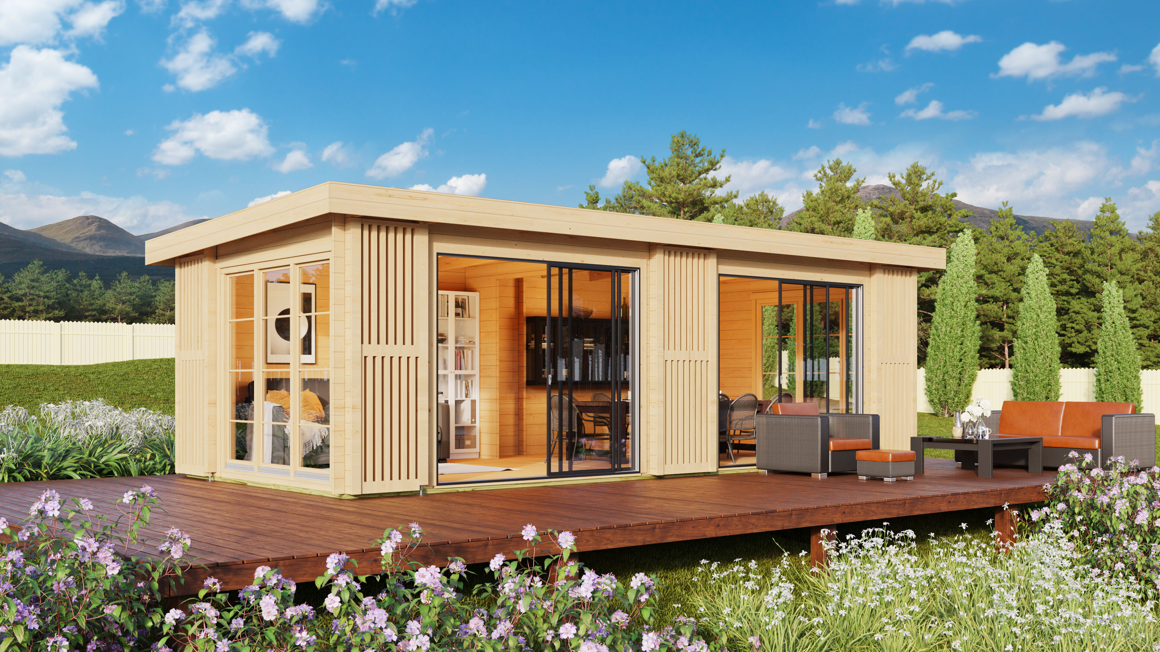 Fjordholz Gartenhaus Ambience 70