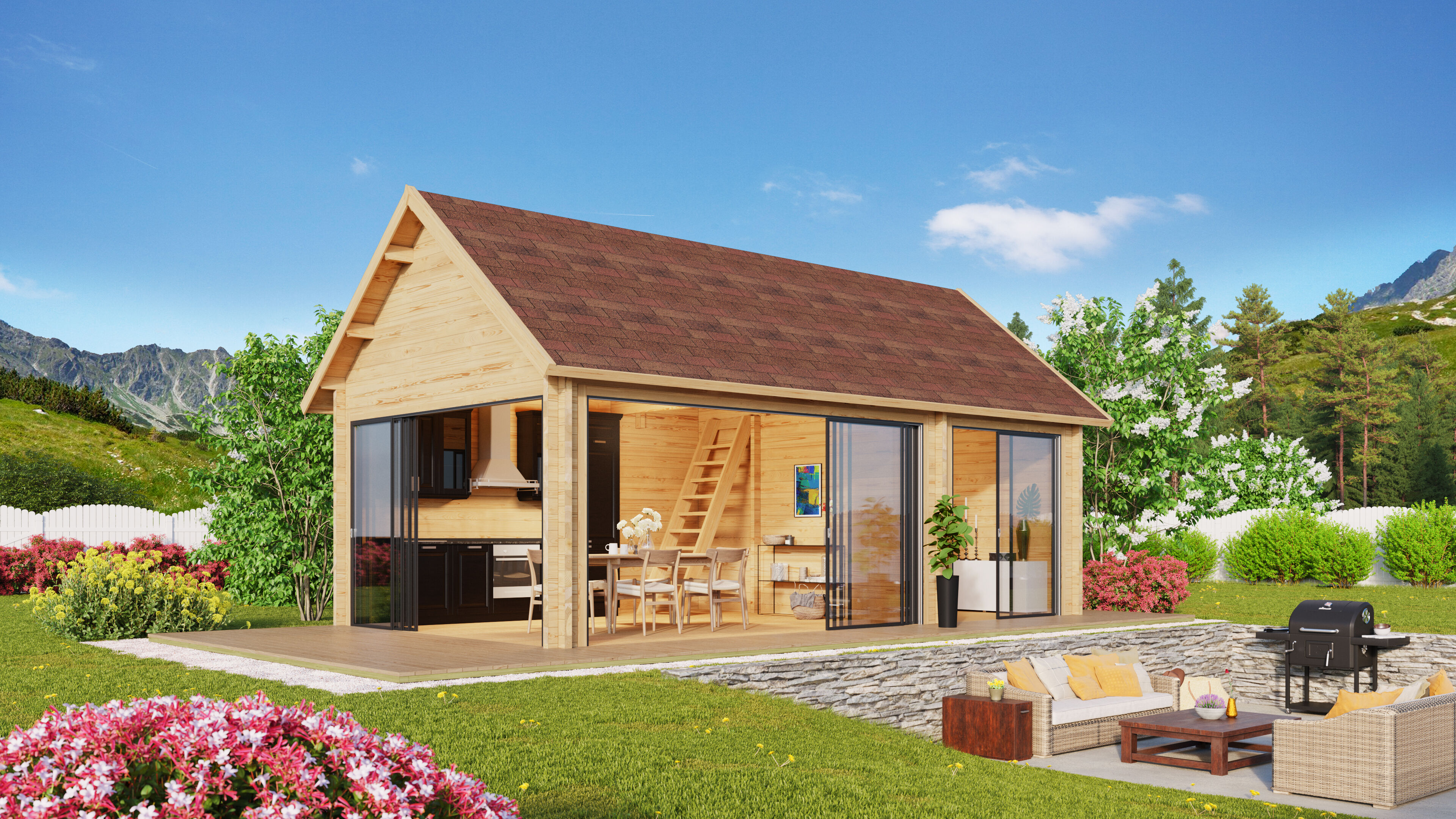 Fjordholz Gartenhaus Lounge Marek Fjordholz Gartenhaus Lounge Marek