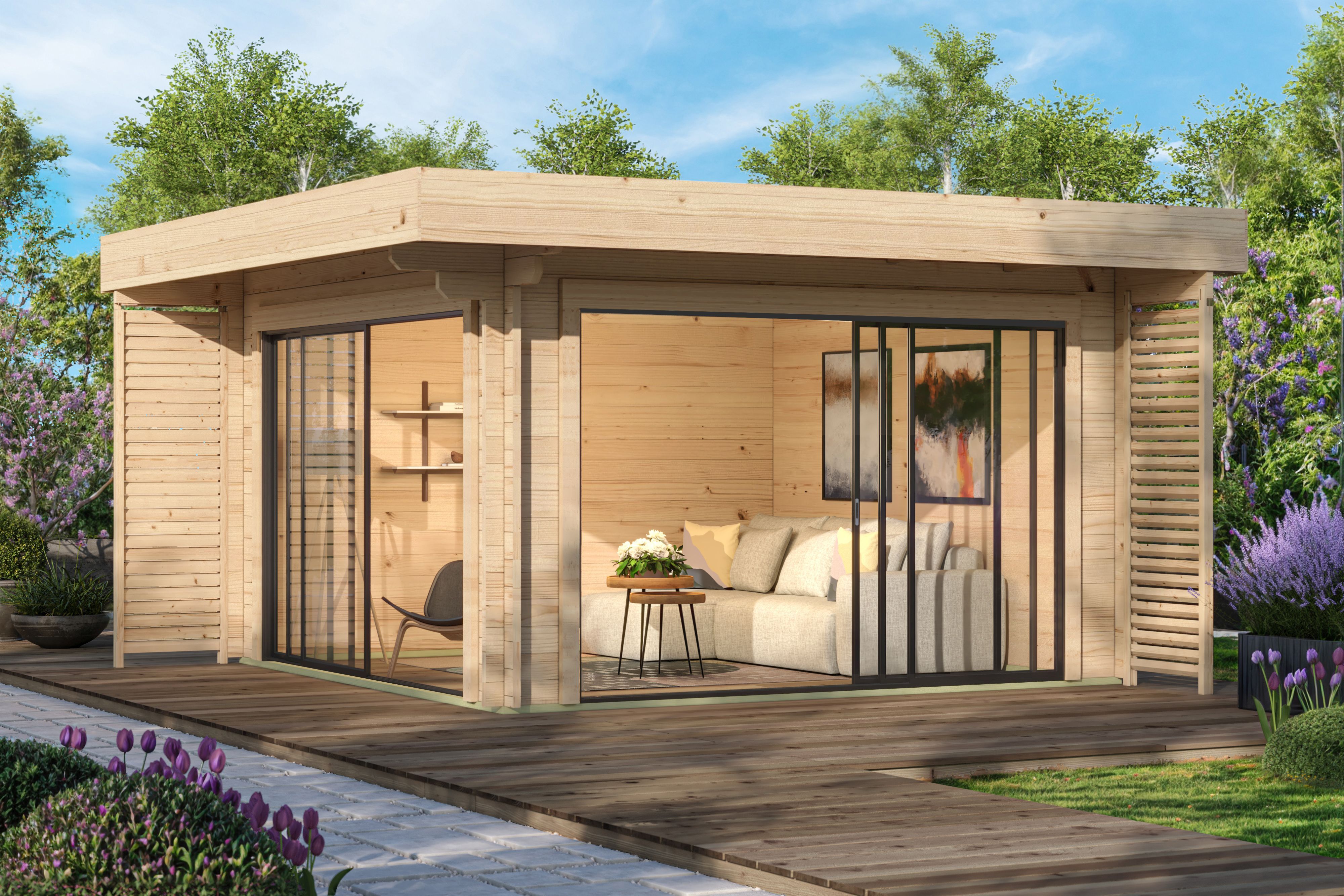 Fjordholz Gartenhaus Modell Bobby 44 Alu Fjordholz Gartenhaus Modell Bobby 44 Alu