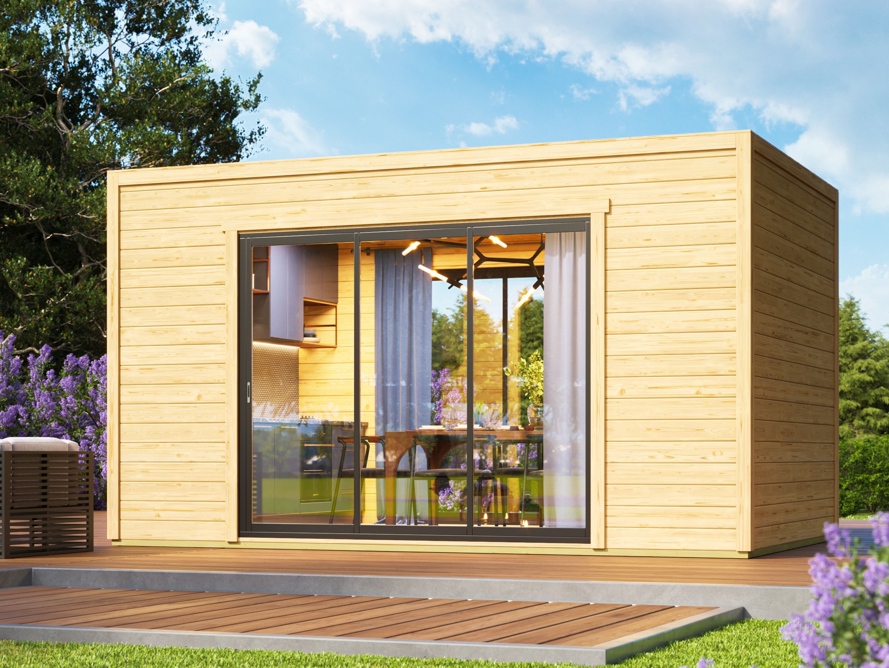 Fjordholz Gartenhaus Modell Ramsay 70 B